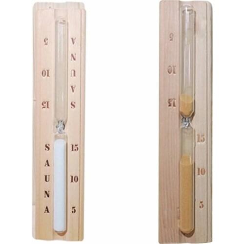 15 Minutes Sauna Hourglass, Sauna Sand Timer Wall-Mounted Sand Hour Glass