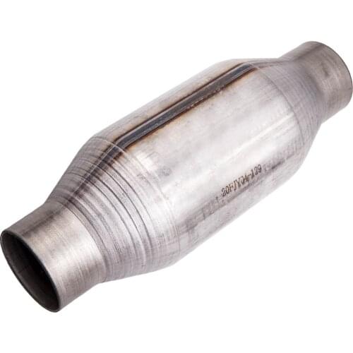1pcs High Flow Catalytic Converter STND Universal-fitment inlet/outlet 2.25” 2 1/4” pipe