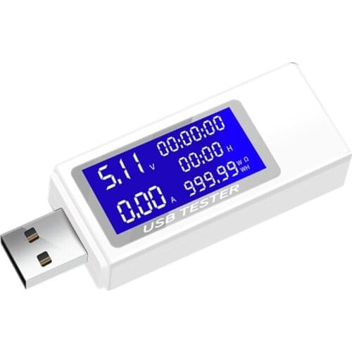 USB Tester Digital Voltmeter Current Voltage Charger Capacity Detector Indicator