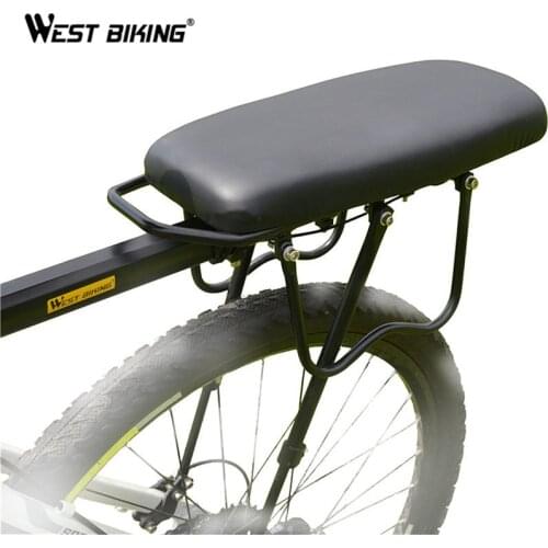 Cycling Rear Carrier DH Bicycle Pad Comfortable Cushion Bike Saddle On Back Shelf Mat Thick Seat Carrying People Cargo 36*15cm