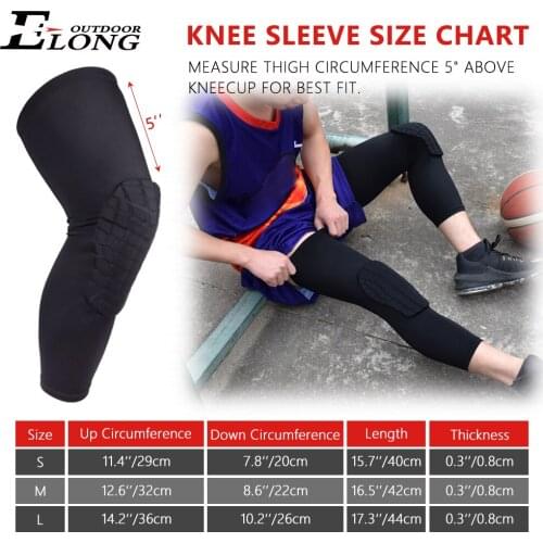 1 Pair Long Knee Sleeve Pad Braces Protector for Volleyball Riding Climbing All Contact Sports Kids Youth Adult Free Shipping