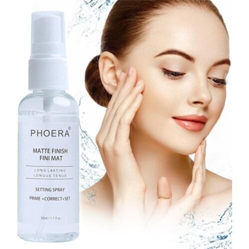 1 Pc 50ML Matte Transparent Fix Makeup Spray Oil Control Natural Easy To Wear Long Lasting Make Up Fix Foundation Spray Cosmetic