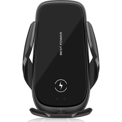 15W Smart Magnetic Wireless Car Charger for Iphone 11 pro 11 Automatic Clamp Fast Charging in Car Phne Holder