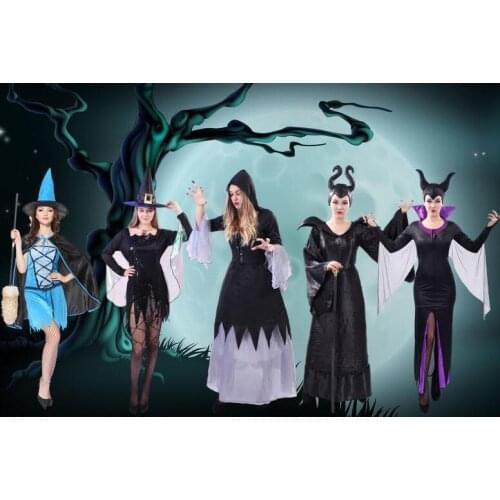 2016 Hot Sexy gorgeous Adult Women Halloween Party Christmas Cosplay Costume Swallowtail Dress Magician Flower Fairy Clothing