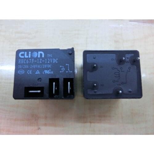 5-10 teile/los relais HHC67F-1Z-12VDC T91 12VDC 5PIN