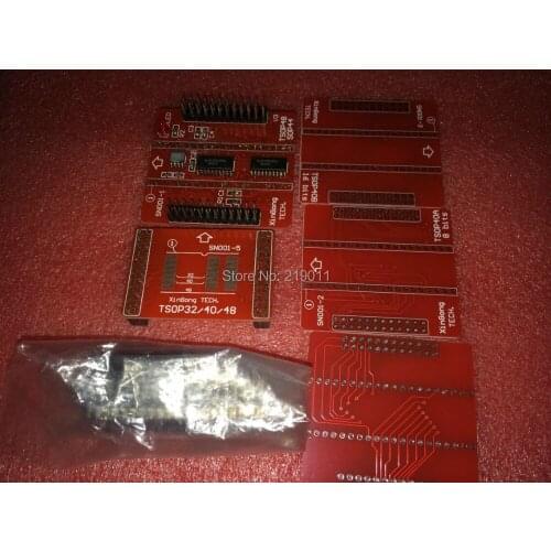 5pcs 100% original Adapters MiniPro TL866 Universal Programmer TSOP32 TSOP40 TSOP48 Sockets TL866A TL866CS SN001