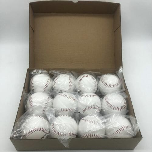5PCS Baseballs Softballs Soft Safety Ball Training Solid Ball Throwing Practice Baseballs For Men Softball Wholesale