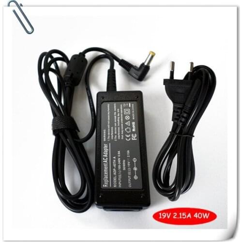 AC Adapter For Acer Aspire One AOD150 AOD255 AOD255E AOD260 AOD270 Power Charger universal laptop charger caderno cargador