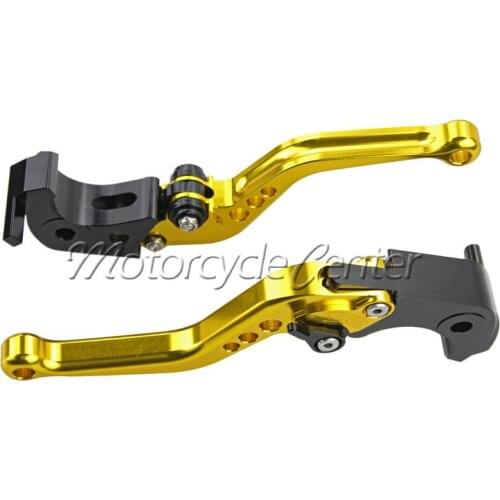 Motorcycle Accessories CNC Short Brake Clutch Levers For Yamaha FZ1 FZ6 Fazer FZ8 FZ6R XJ6 MT-07 MT-09 MT09 2006-2014 13 14 Gold