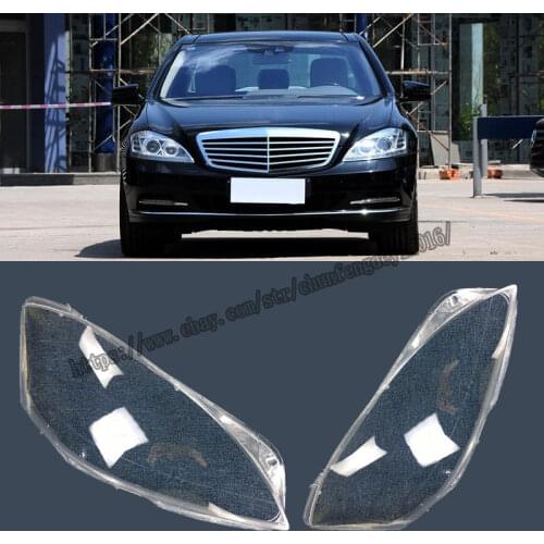 For Mercedes-Benz S-Class W221 2010-13 Headlight Headlamp Lens Cover Right&Left Car modification accessories