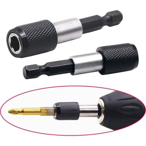 Power tool Drill Bit 6.35mm 1/4 Hex Shank Quick Release Electric Drill Magnetic Screwdriver Bit Holder Electric Screwdriver Bit