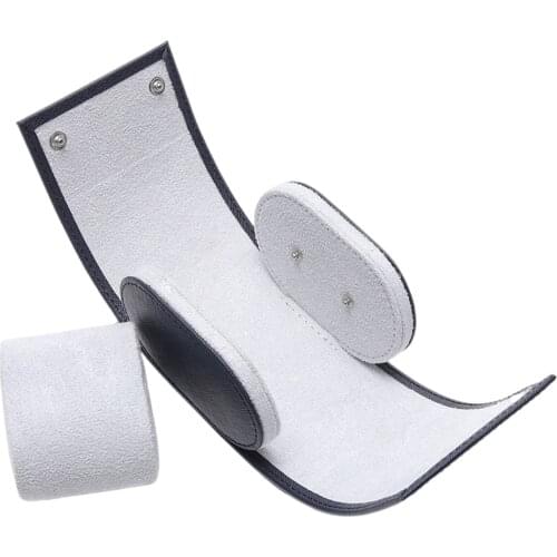 PU Leather Watch Roll Box 1 Slot Watch Travel Storage Display Case Pouch