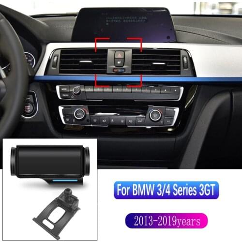 For BMW 3 4 Series F30 F31 F35 G20 G28 Car Phone Holder Air Vent Clip Magnetic Cell Mobile Phone Mount Bracket for iPhone 11 12