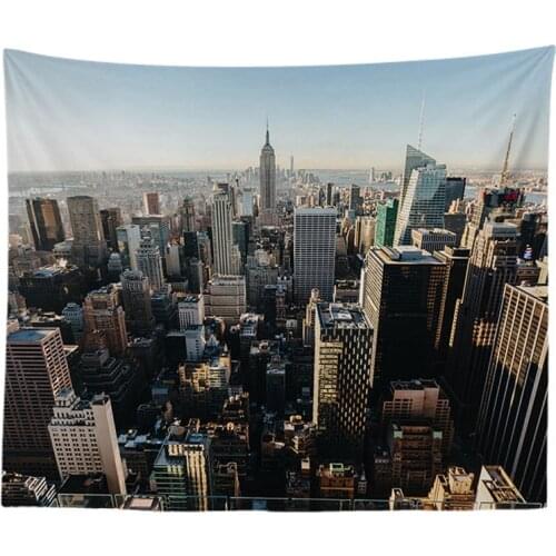 Fashion City Tapestry Wall Hanging Architecture Hippie Gothic Home Decor Boho Wall Blanket Dorm Room Decorative Wall Tapestries