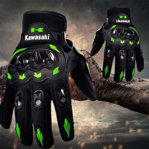 1Pair Full Finger Motorcycle Gloves Retro Racing Motocross Riding Off-road Anti-drop Gloves for Men Outdoor Sports Protection