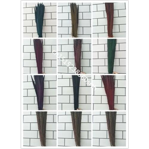 Wholesale 50pcs natural Pheasant feathers 20-22inch/50-55cm Decorative diy Clothing accessories stage performance wedding