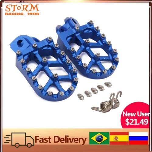 Foot Pegs FootRest Footpegs Pedals For HUSQVARNA TC65 TC85 TC125 FC250-FC450 TC250 TE FE 150-501 FS450 2014-2018 2019 2020