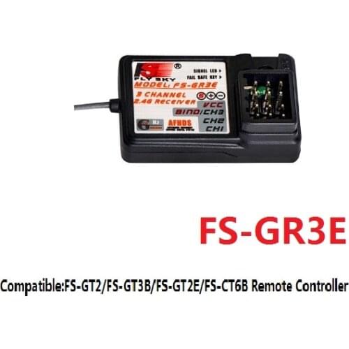 Flysky FS-GR3E AFHDS 2.4G 3CH Receiver RC Receiver for FS GT3B GT2 GT3C GT2E CT6B Transmitter RC Car Truck Boat Parts