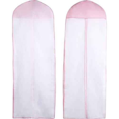 Storage 150cm Large Non-Woven Fabric Wedding Dress Evening Gown Dustproof Cover Bridal Garment Robe Long Clothes Protector