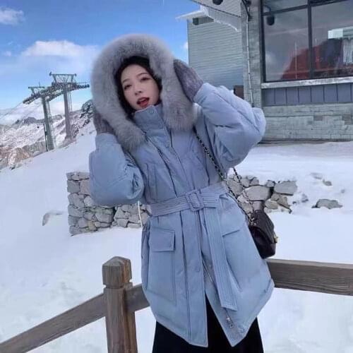 Rurouisbeir Women's Down Jackets With Fur