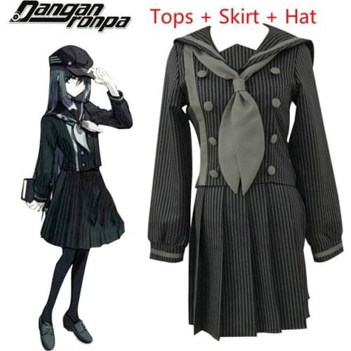 Anime Danganronpa V3 Killing Harmony Saihara Shuichi Detective Cosplay Costume Woman Uniform