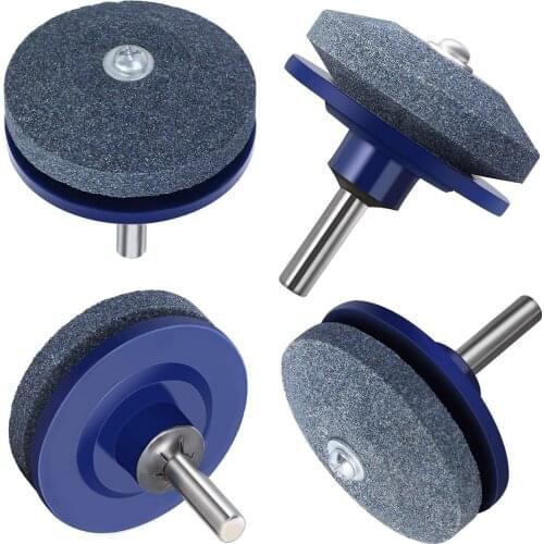 50MM Knife Sharpening Drill Lawnmower Faster Blade Sharpener Grinding Garden Tools Universal Rotary Garden Lawn Mower Parts Hot