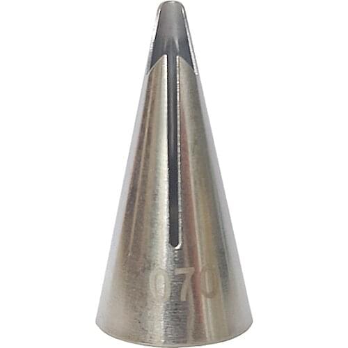 #70 Royal Frill Icing Piping Nozzle Stainless Steel Whipping Cream Decorating Tip Cupcake Cake Tools KH063