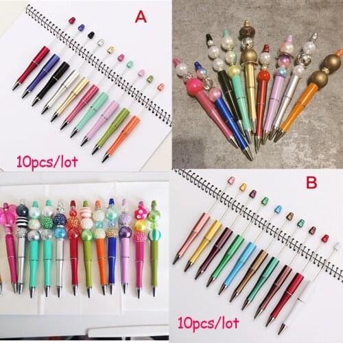 10pcs/lot DIY Creative Beaded BallPoint Pen Festive Party Event Party Favors Wedding Favors for Guests Birthday Party Gift