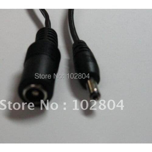 15 Pcs Per Lot DC Power Jack 5.5x2.1mm Female to 3.5x1.35mm Male Plug Cable 18cm 0.18m high quality hot sale