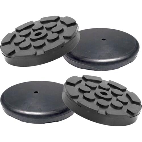 4PCS/LOT 122*16mm Heavy Duty Rubber Arm Pads Car Lift Universal Tool Hub Round
