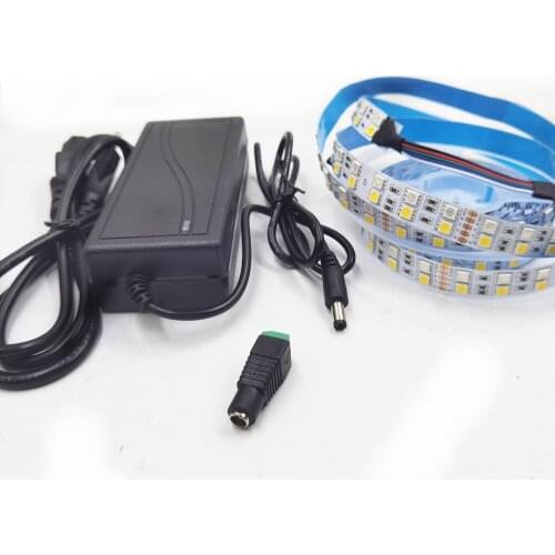 5M Double Row 5050 SMD 600 RGBW RGBWW RGB White Flex LED Strip light 120led/M IP20 / IP66