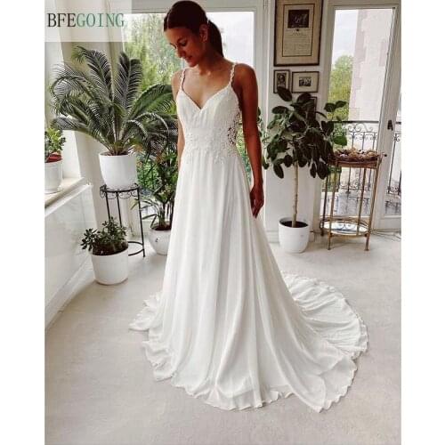BFEGOING Chiffon Wedding Dresses