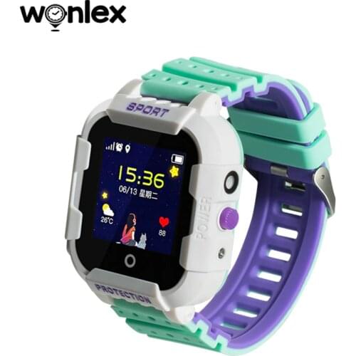 Wonlex KT03 Waterproof IP67 GPS SOS Kids Smart Watches For Girl&Boy With Camera Spo Anti Lost Tracker Children Smart Sport Watch