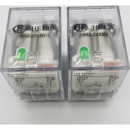 HF13F-012-2Z13D 8 pin 10A 250VA relays