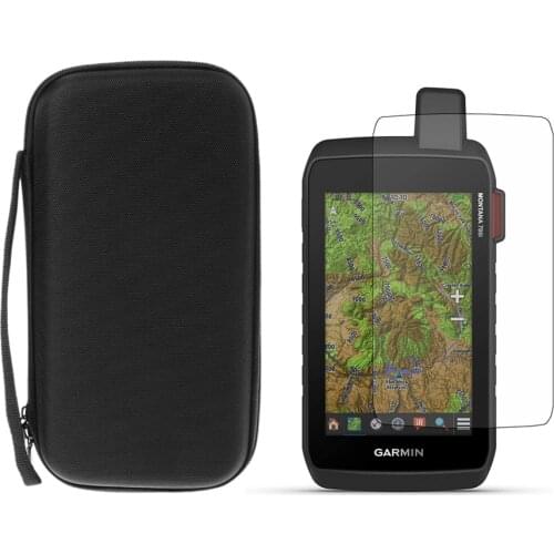 Portable Carrying Protect Pouch Protect Case Bag + Screen Protector for Handheld GPS Montana 750i 750 700 700i Accessories