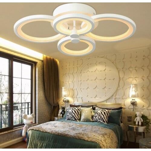 Nordic living room decoration ceiling chandelier balcony porch restaurant Bedside Aluminum luminaria ceiling light fans