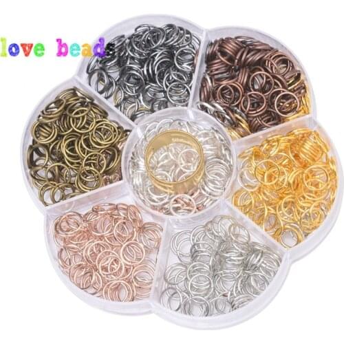 Gold Silver Color Loop 3/4/5/6/7/8/10mm Open Jump Rings for DIY Jewelry Making Kits Necklace Bracelet Findings Connector Supplie