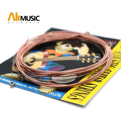 10SET Alice A206SL .011-.052 Super Light Guitar String Acoustic Guitar String for Folk Guitar Guitar Parts