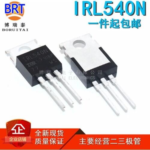 10pcs/lot IRL540NPBF TO-220 IRL540 TO220 IRL540PBF IRL540N MOS pipe N-channel 100V 36A
