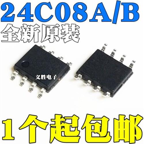 10pcs/lot New original FM24C08 FM24C08A FM24C08B SMD SOP8 memory chip