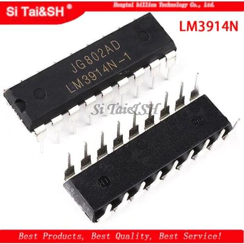 10PCS LM3914N-1 DIP18 LM3914-1 DIP LM3914N new and original IC