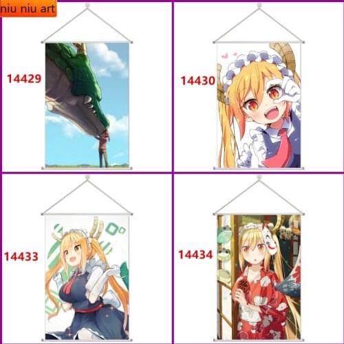 DIY Diamond Painting Anime Miss Kobayashis Dragon Maid Diamond Mosaic Cross Stitch Kits Full Diamond Embroidery Room Decoration