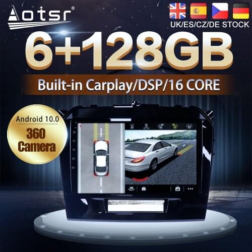 Android 10 128G For Suzuki Vitara 4 2014 2015 2018 DVD GPS Navigation Auto Radio Stereo Video Multimedia Player HeadUnit 2din