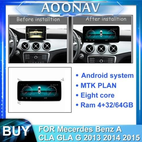 2din android car radio multimedia player autoradio for-Mecerdes Benz A CLA GLA G 2013 2014 2015 touch screen GPS navigation