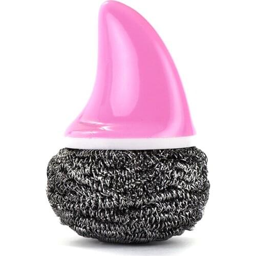 Household Kitchen Cleaning Brush Solder Cleaner Stainless Steel Wire Sponge Ball Clean Tool Household Supplier Cleaning Tools