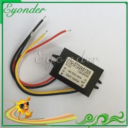Factory price manufacture dc dc converter 30v~60v 36v 48v to 24v 3a 5a 6a 72w 120w 144w step down power module