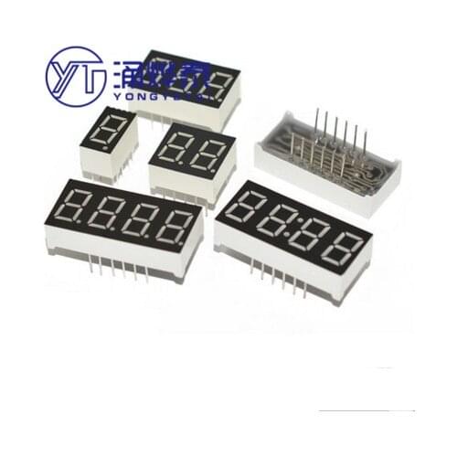 Digital tube 0.56 inch 1/2/3/4 bit cathode/anode red highlight digital display tube clock free shipping