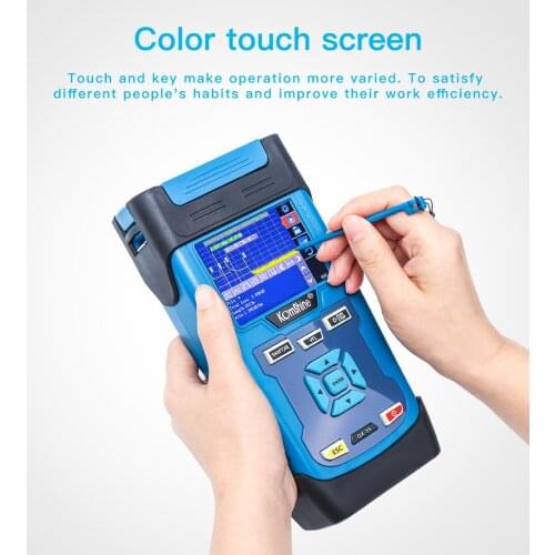 DHL Free Shipping Komshine QX45 OTDR Singlemode 1310/1550nm 32/30dB OTDR comes with English, Spainish, Portuguese