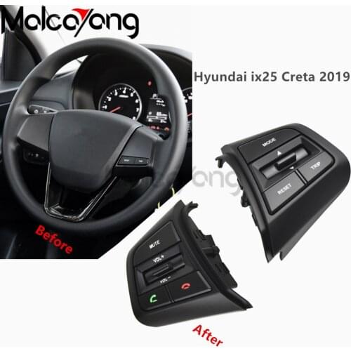 Remote Cruise Control Button Car Steering Wheel Control Buttons For Hyundai ix25 Creat 2019