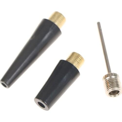 3Pcs Ball Needle Nozzle Adapter Kit Basketball Bicycle Tire Inflate Pump Part